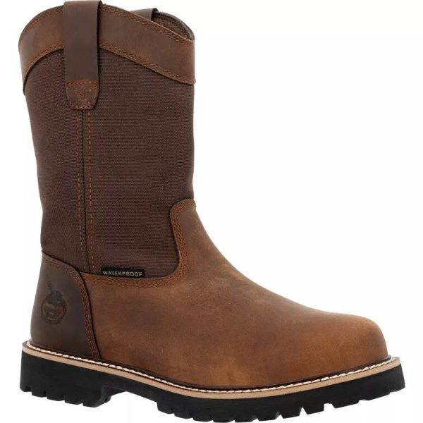 Georgia Boot Core 37 Waterproof Pull-on Work Boot GB00638 Cheap
