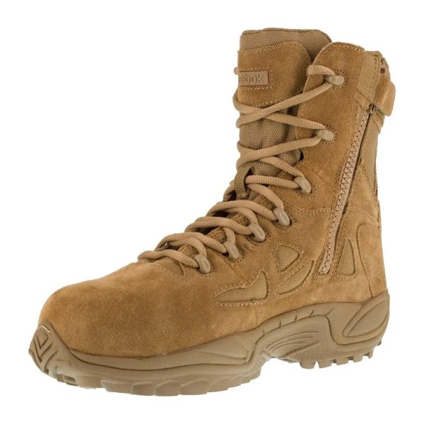 Reebok Men’s Stealth 8” Side-Zip Composite Toe Coyote Boot RB8850 For Cheap - Image 3