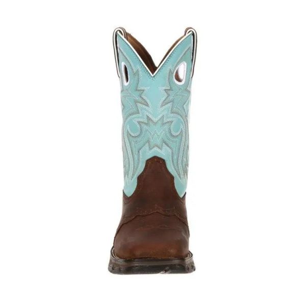 Durango Lady Rebel Women’s Powder N’ Lace Saddle Western Boot RD3471 Online - Image 4