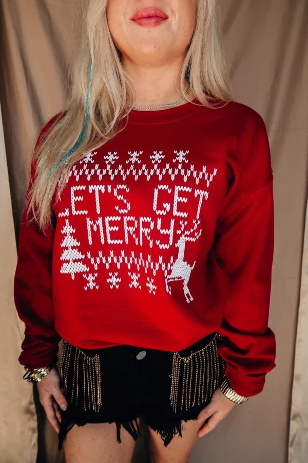 Lets Get Merry Sweatshirt Online