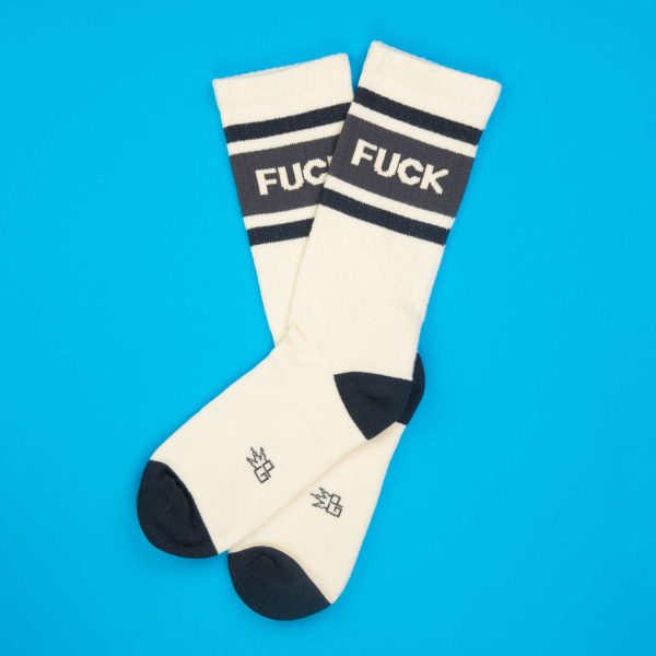 Fuck - Gym Crew Socks For Sale - Image 2