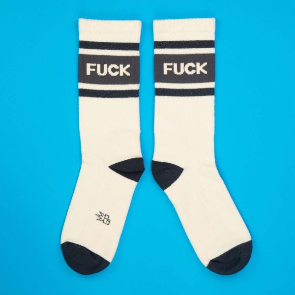 Fuck - Gym Crew Socks For Sale - Image 3