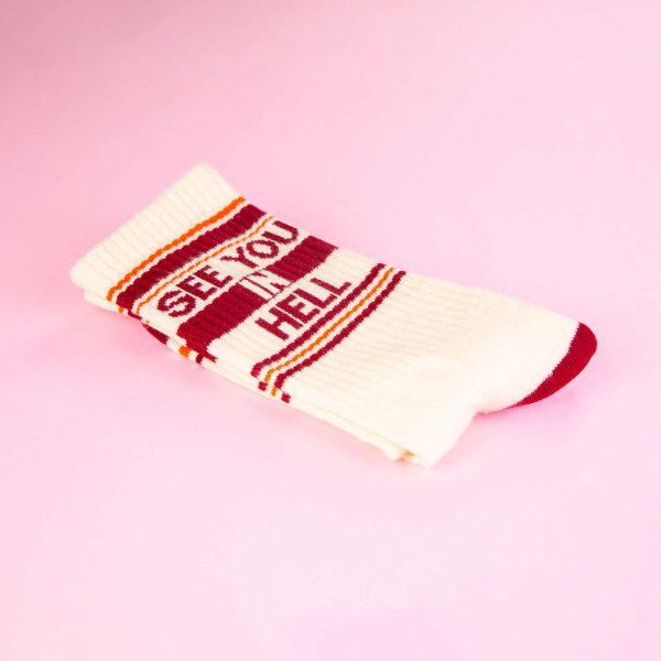 See You in Hell - Gym Crew Socks Fashion - Image 4